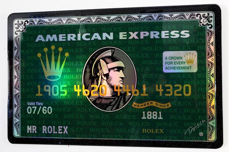 AMEX, Centurion, American Express, MrRolex POP ART Artwork