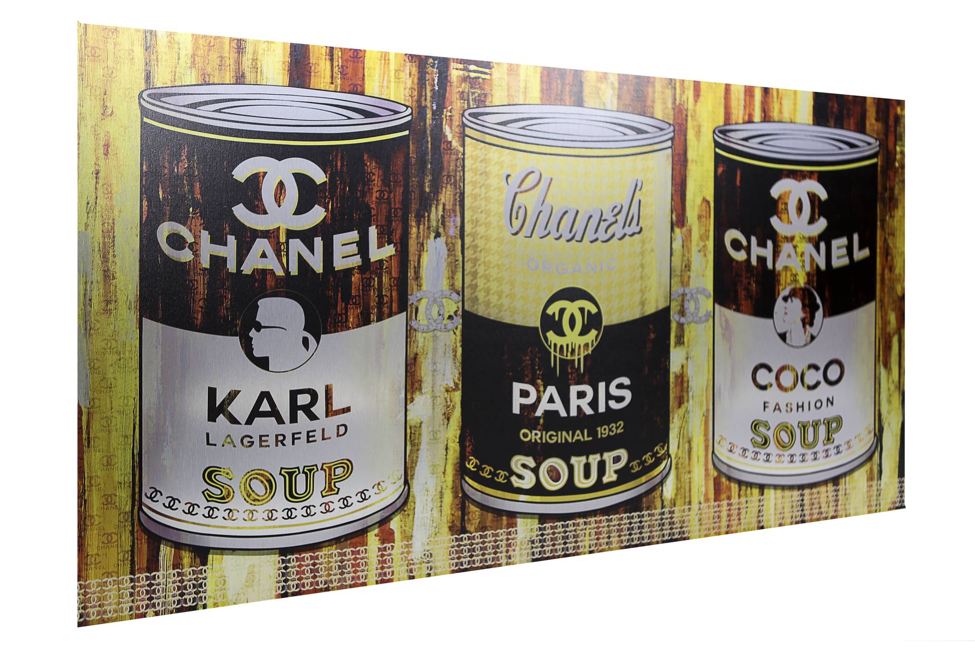 Chanel SOUP - Limited Edition of 10 Mixed Media by Bisca Art