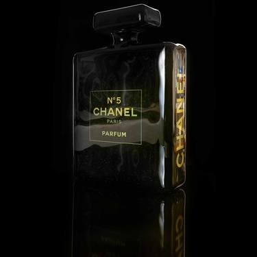 Black Luxury Classic Perfume Bottle POP Art Sculpture thumb