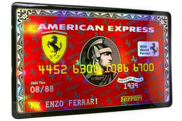 Ferrari, AMEX, Centurion, American Express, Luxury Card, POP ART thumb