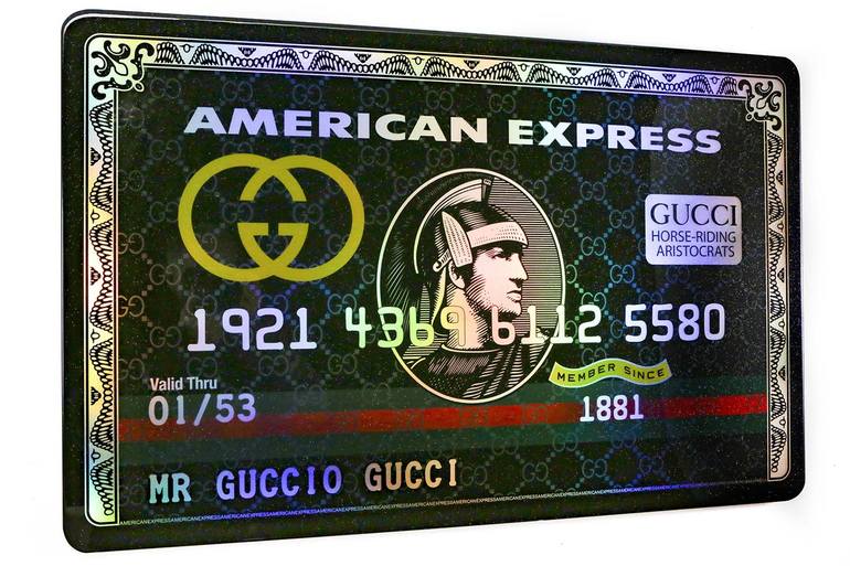 Gucci, AMEX, Centurion, American Express, Luxury Card, POP ART