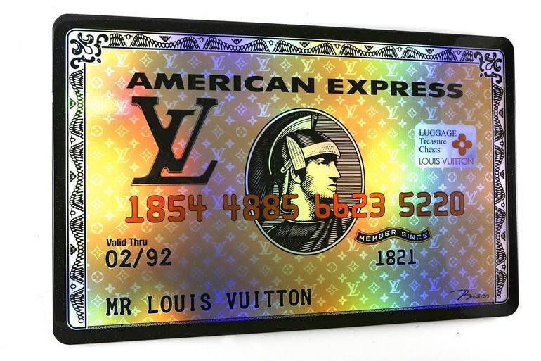 AMEX, Centurion, American Express, Luxury POP ART Mixed Media by