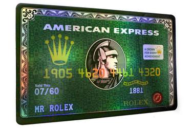 Rolex Green, Centurion, American Express, Luxury Card, POP ART thumb
