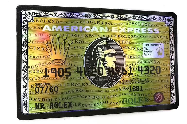 AMEX, Centurion, American Express, Luxury Card, POP ART Mixed Media by  Bisca Art