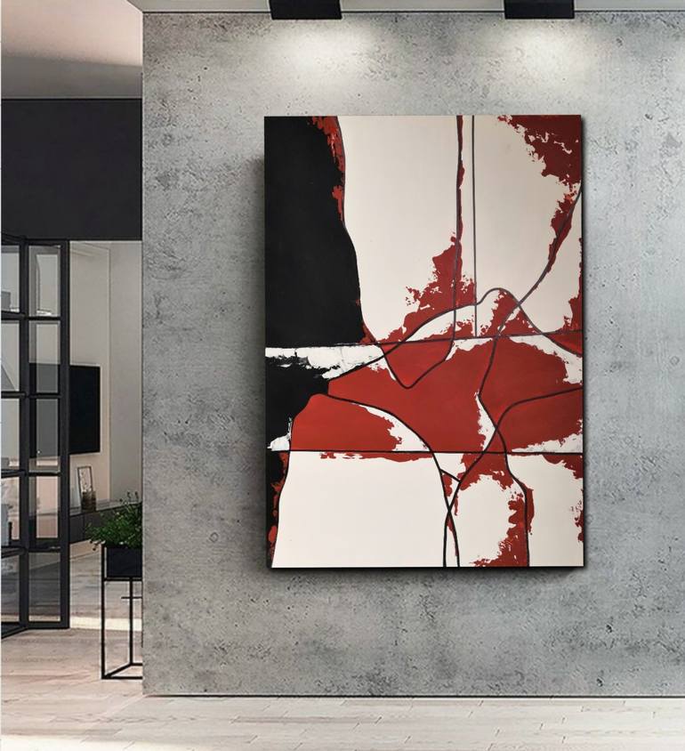 Original Fine Art Abstract Painting by ANASTASIA KUBLIKOVA