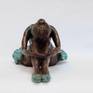 A beautiful bronze sculpture of a ballet dancer resting before her next performance. Sculpted initially in clay using a life model. Her verdigris tutti and ballet shoes contrasting against her slender bronze body. Inspired by Degas paintings of ballet dancers.

The bronze has been cast at the V&P Tassis Art Foundry and their production takes 6-8 weeks. The bronzes are limited edition of 8, signed and accompanied with a certificate of authenticity.