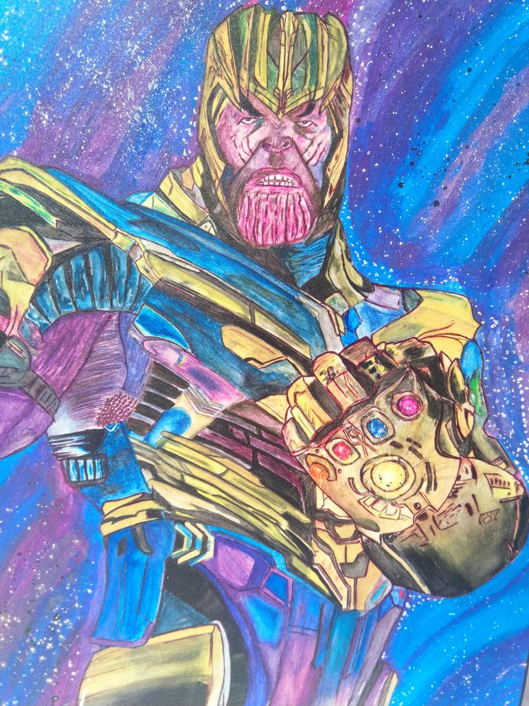 Original Art Deco Comics Painting by Tanmay Gupta