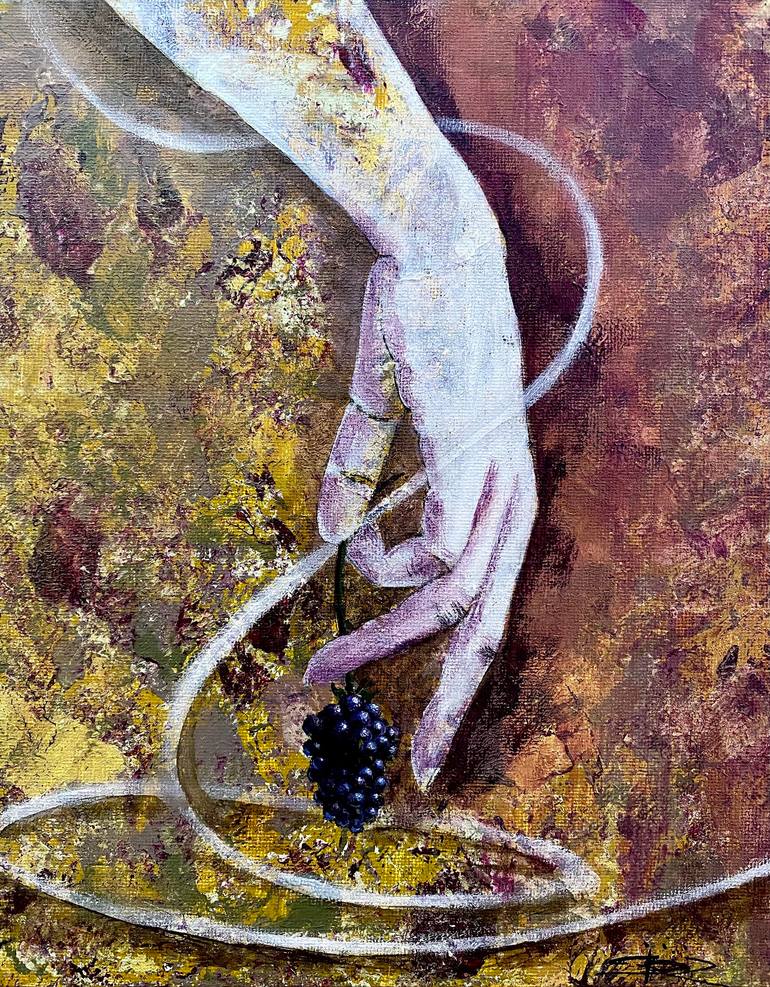 Food of the Gods Painting by Lana Zerkalnaya | Saatchi Art