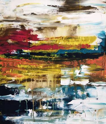 Print of Fine Art Abstract Paintings by Sharon Browne