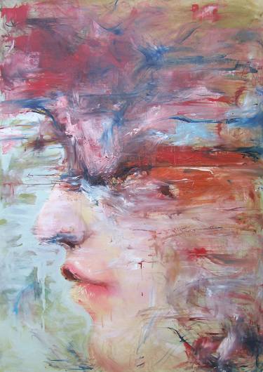 Original Figurative Portrait Paintings by Marcel Grigore