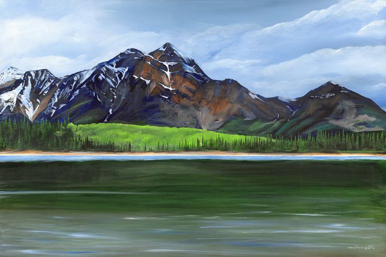 Pyramid Lake Painting by Glen Frear | Saatchi Art