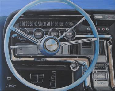 Print of Realism Automobile Paintings by Glen Frear
