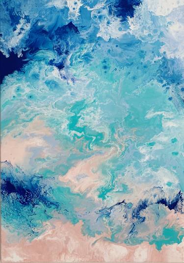 Print of Abstract Beach Paintings by Allison Depriestre