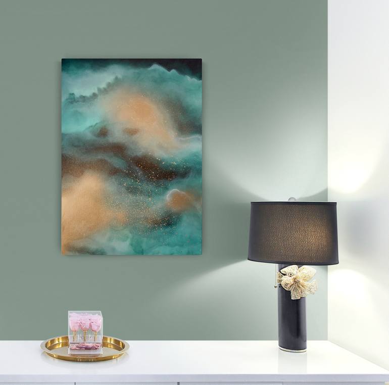 Original Abstract Painting by Allison Depriestre