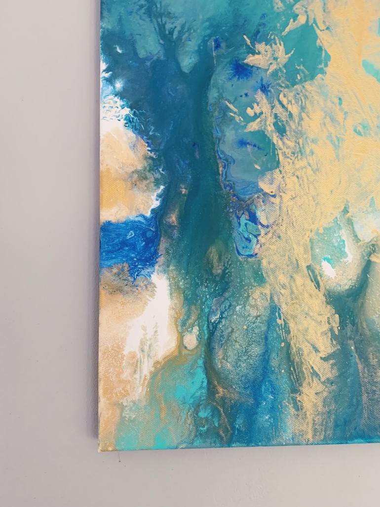 Original Abstract Aerial Painting by Allison Depriestre