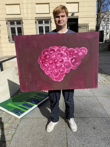 Raspberry oil painting thumb
