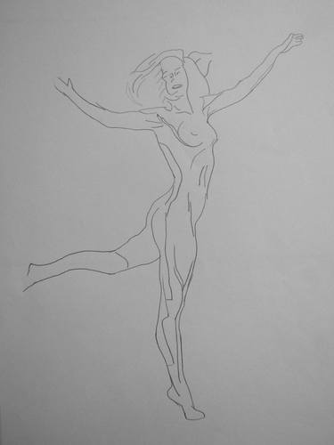 Original Abstract Body Drawings by Arkadii Martyniuk