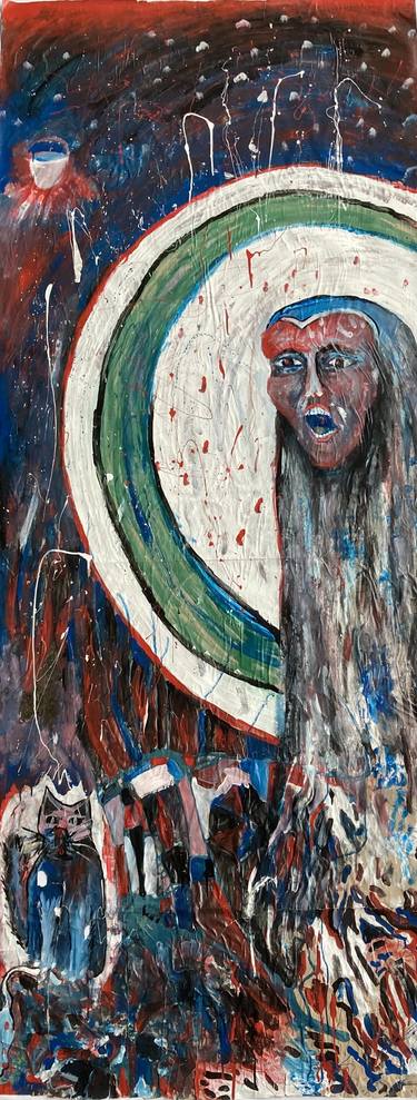 Scream in the dark / Classic Academy of Fine Arts, inspire by Edward Munk thumb