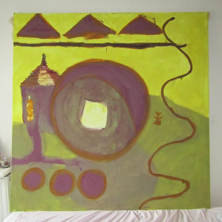 Original Abstract Painting by Arkadii Martyniuk