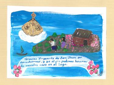 Ex-voto "Thank You Virgin of St. John for our Lake House" · Exvoto "Gracias Virgencita de San Juan por nuestra casa del lago." thumb