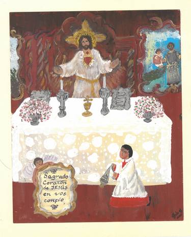 Print of Religious Paintings by Gala Galindo