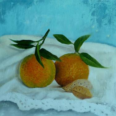 Original Realism Food Paintings by Toula Pafitis