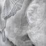 Detail - subtle washes of pearly ink