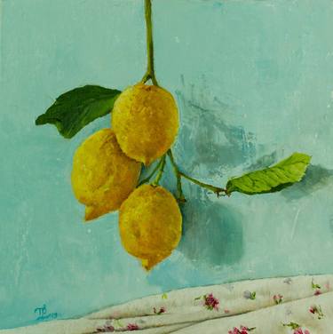 Original Realism Food Paintings by Toula Pafitis