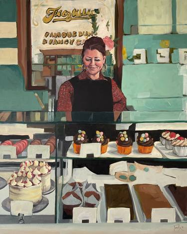 Original Figurative Food & Drink Painting by Naomi Tomkys