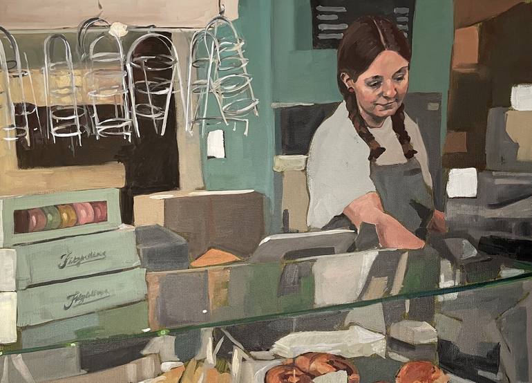 Original Figurative Food & Drink Painting by Naomi Tomkys