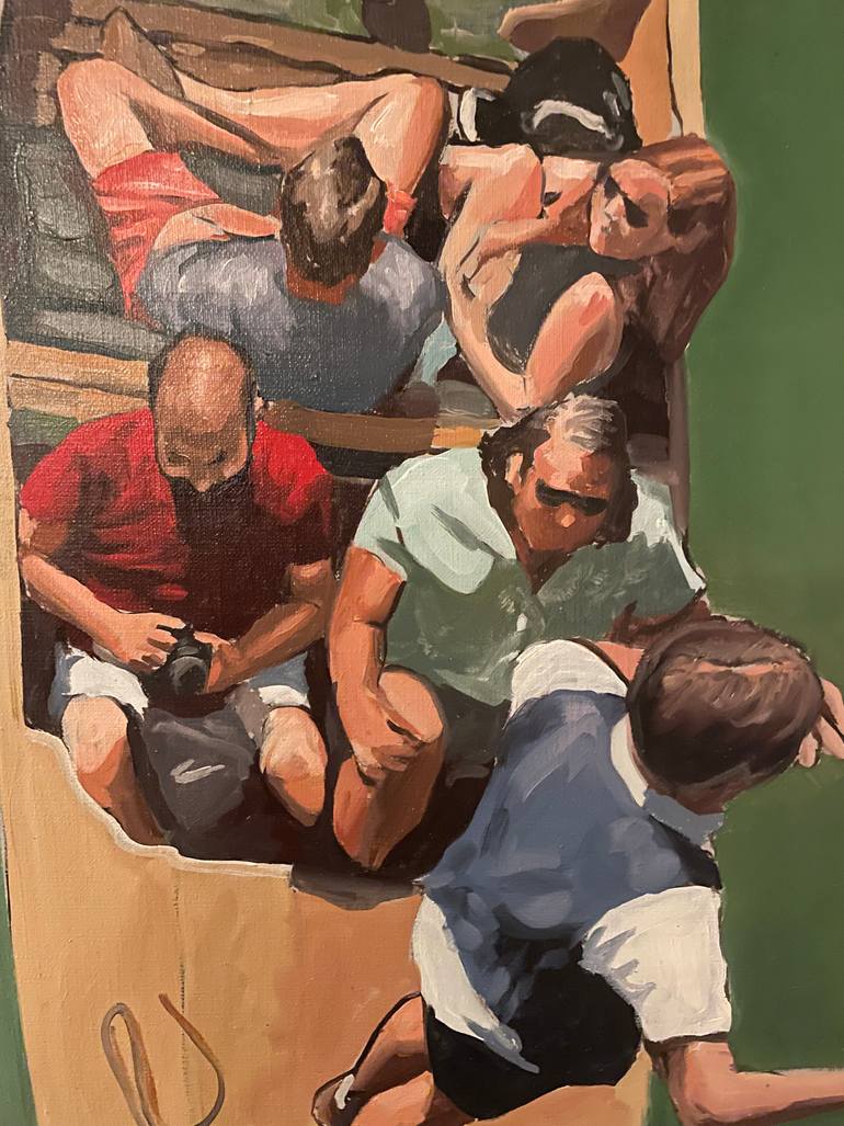 Original Contemporary People Painting by Naomi Tomkys