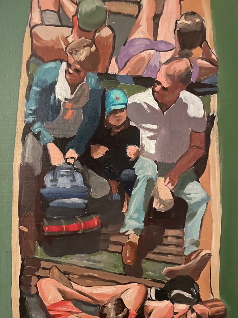 Original Contemporary People Painting by Naomi Tomkys