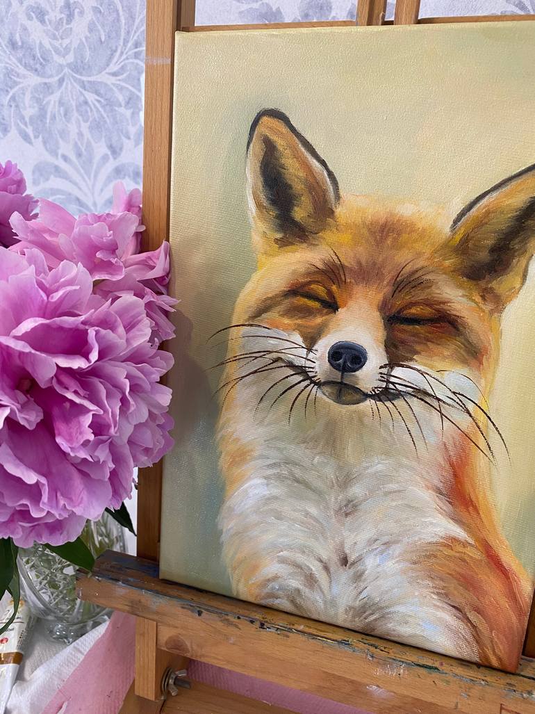 Original Contemporary Animal Painting by Alla Kyzymenko