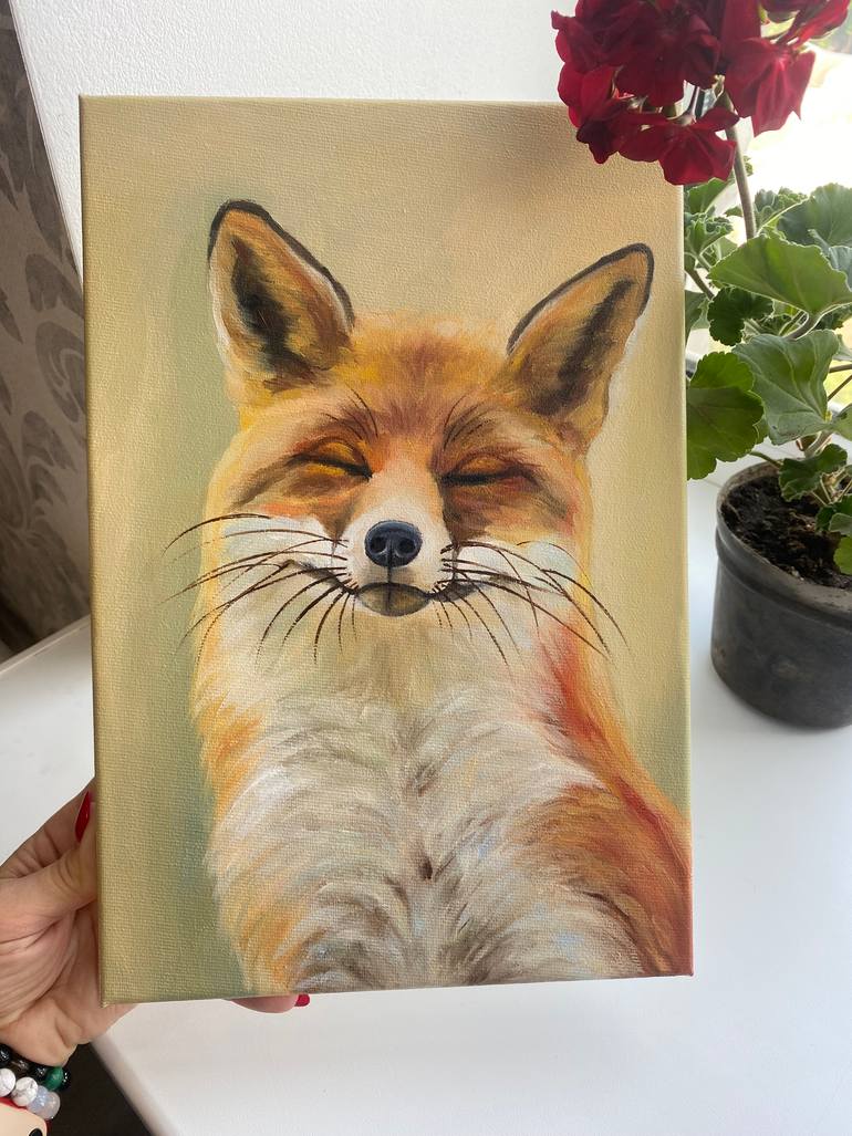 Original Contemporary Animal Painting by Alla Kyzymenko