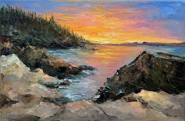 Original Impressionism Landscape Painting by Alla Kyzymenko