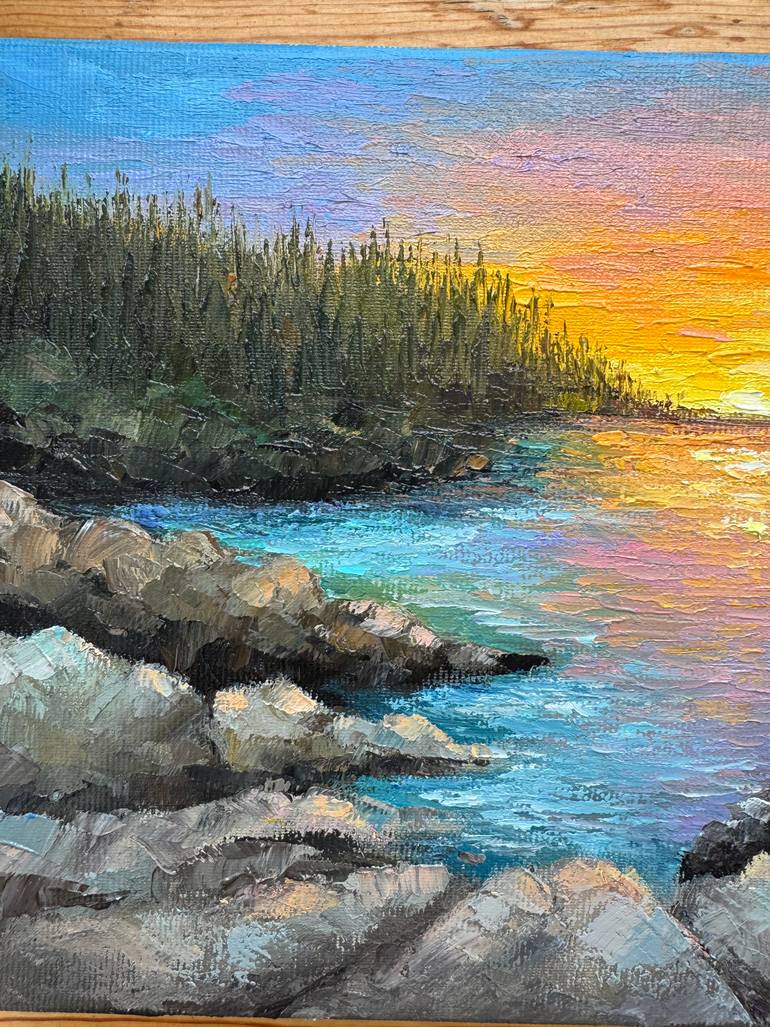 Original Impressionism Landscape Painting by Alla Kyzymenko