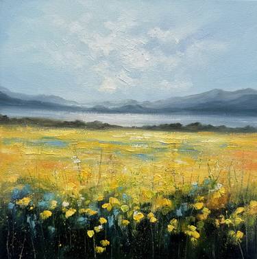 Original Impressionism Landscape Painting by Alla Kyzymenko