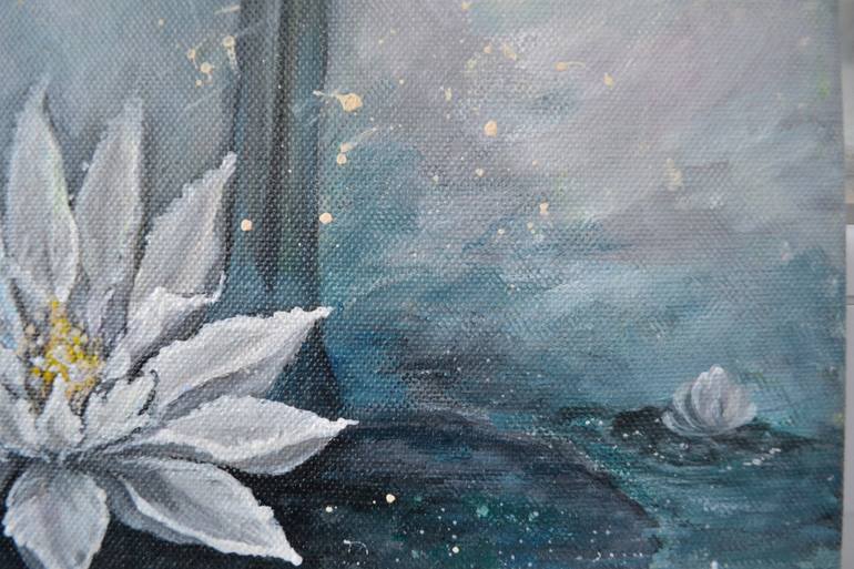 Original Abstract Floral Painting by Alla Kyzymenko