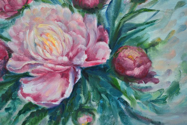 Original Fine Art Floral Painting by Alla Kyzymenko