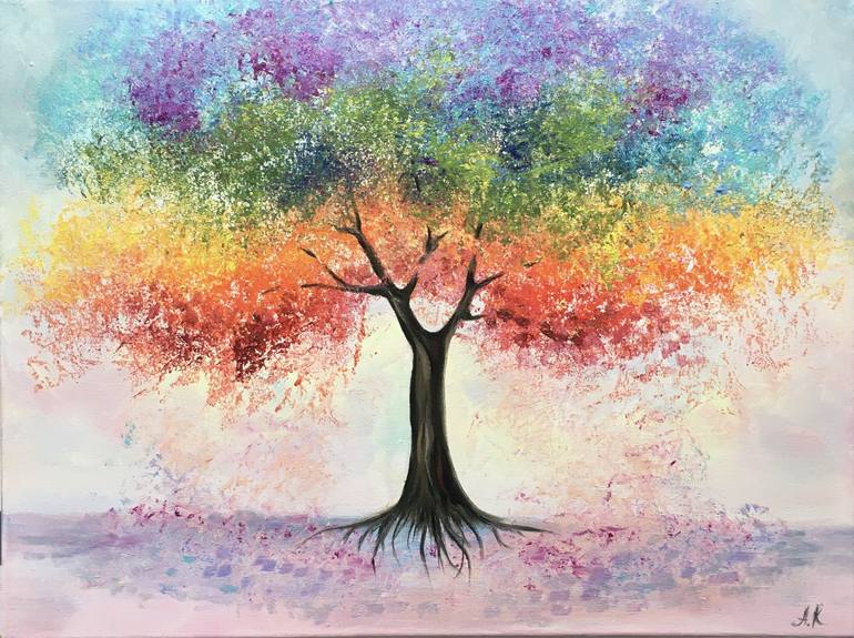 Tree of Life Painting by Alla Kyzymenko  Saatchi Art