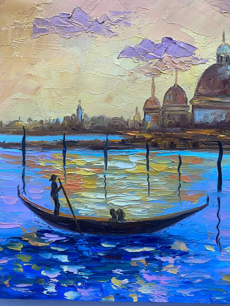 Original Expressionism Landscape Painting by Alla Kyzymenko