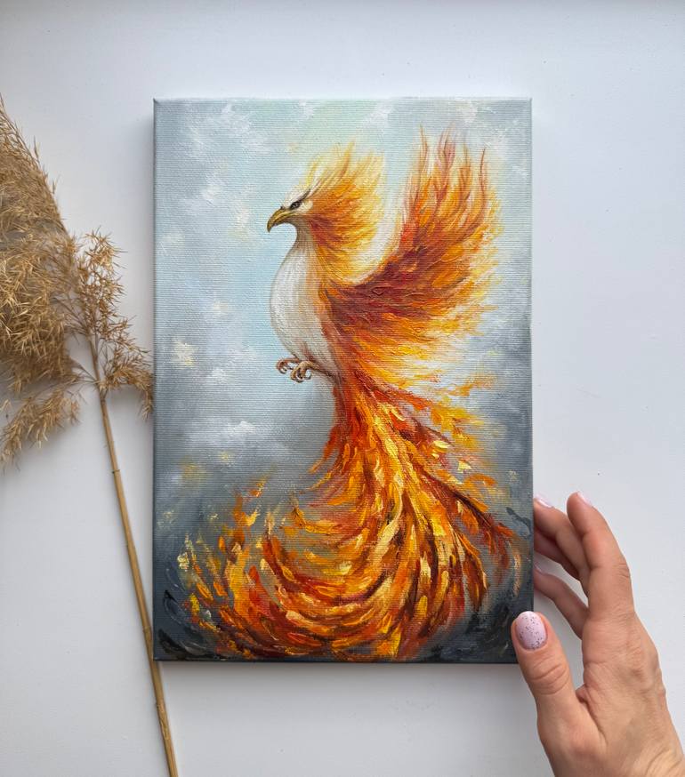 Original Abstract Expressionism Fantasy Painting by Alla Kyzymenko