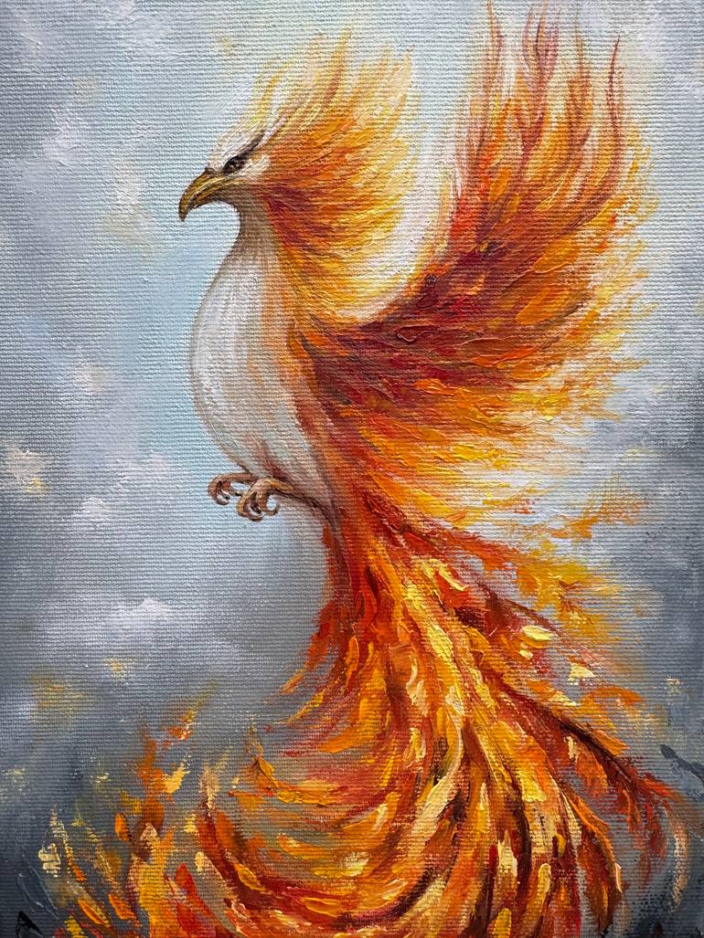 Original Abstract Expressionism Fantasy Painting by Alla Kyzymenko