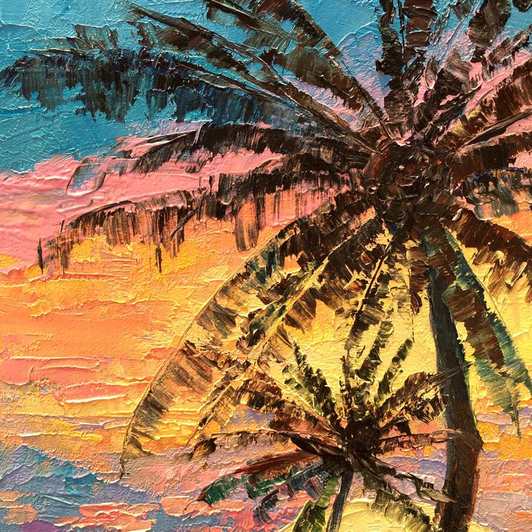 Original Impressionism Beach Painting by Alla Kyzymenko