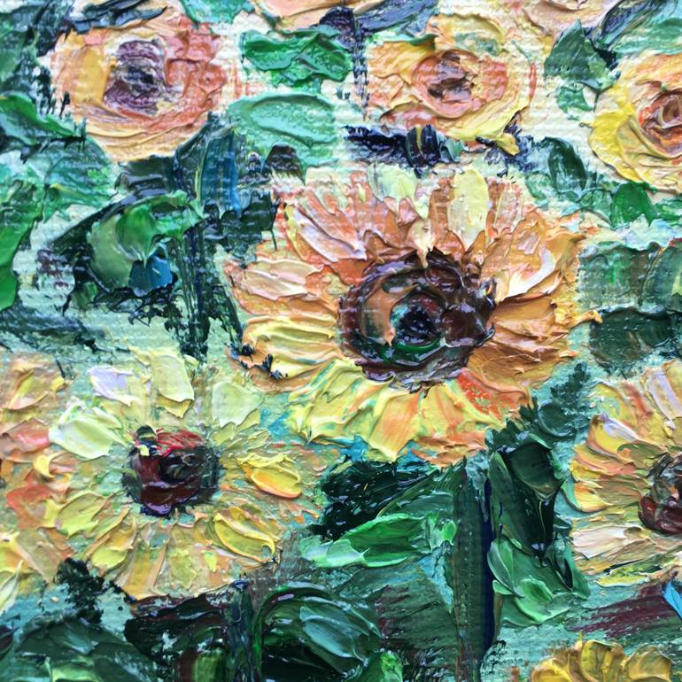 Original Impressionism Floral Painting by Alla Kyzymenko