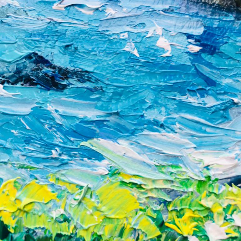 Original Expressionism Seascape Painting by Alla Kyzymenko