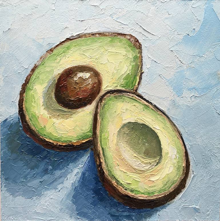 Avocado Painting By Alla Kyzymenko Saatchi Art   7566565 HSC00001 7 