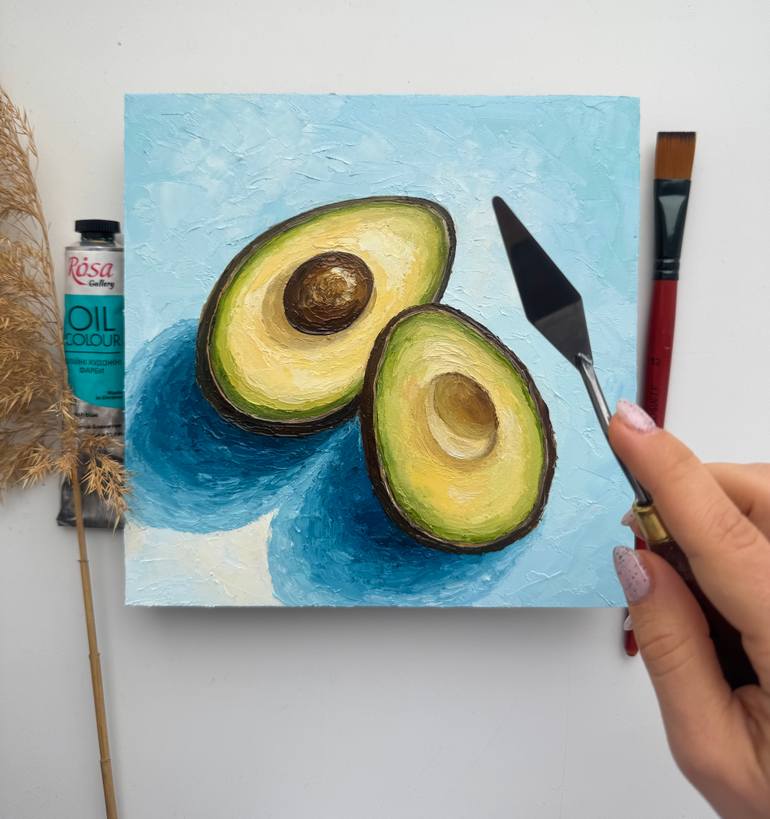 Original Expressionism Still Life Painting by Alla Kyzymenko