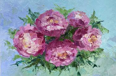 Original Impressionism Floral Paintings by Alla Kyzymenko