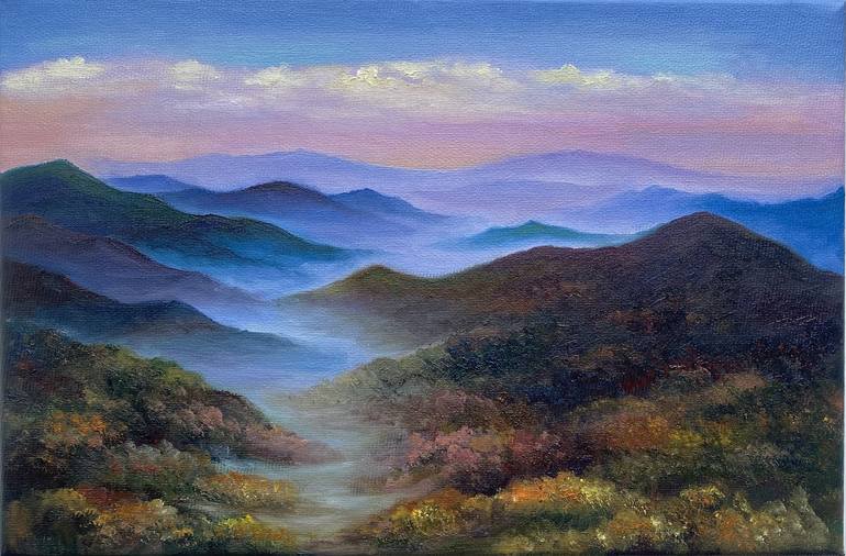 Print of Impressionism Landscape Paintings by Alla Kyzymenko